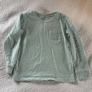 Vineyard Vines Kids Mint Long Sleeve Tee
